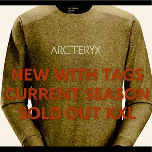Nwt Arcteryx Mentum Mens Pullover Crew 